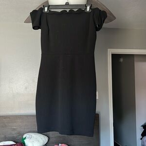 black dress